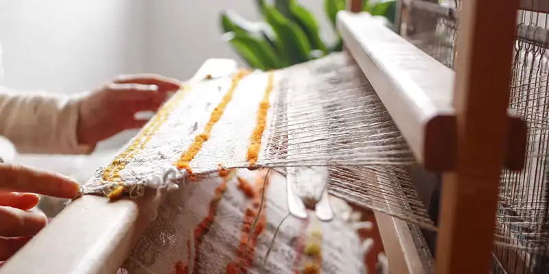 Telar textil artesanal