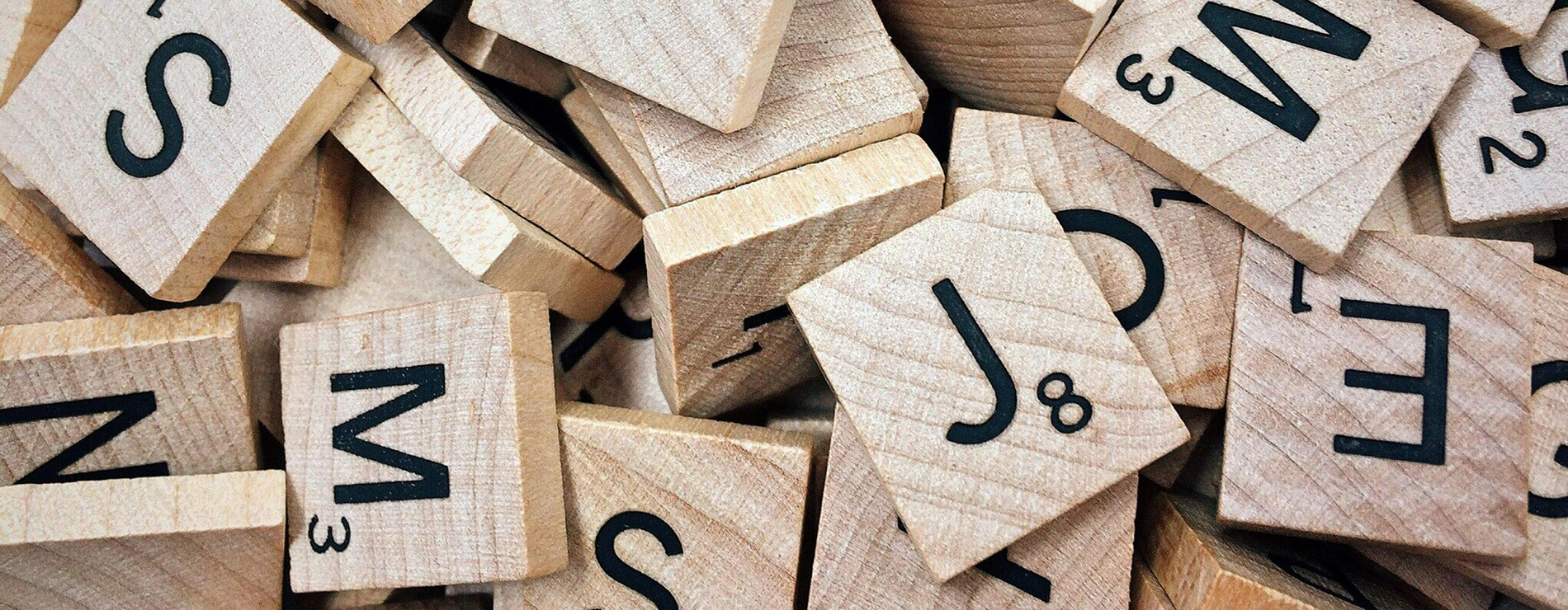 Letras de scrabble