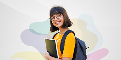 Mujer y libreta