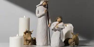 Nacimiento navideño de cartón