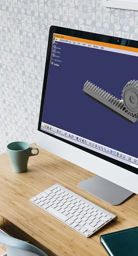 Desktop con CAD