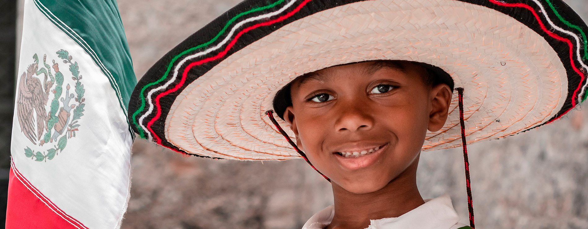 Niño afromexicano
