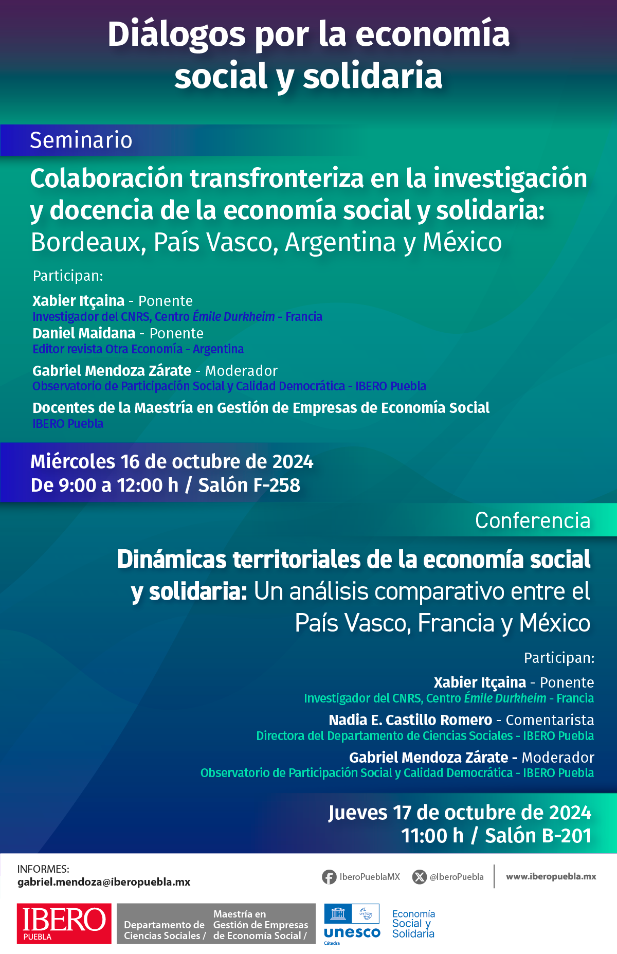 Dialogos por la economía social y solidaria