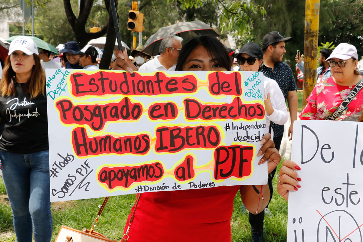 Manifestación estudiantes Dereco