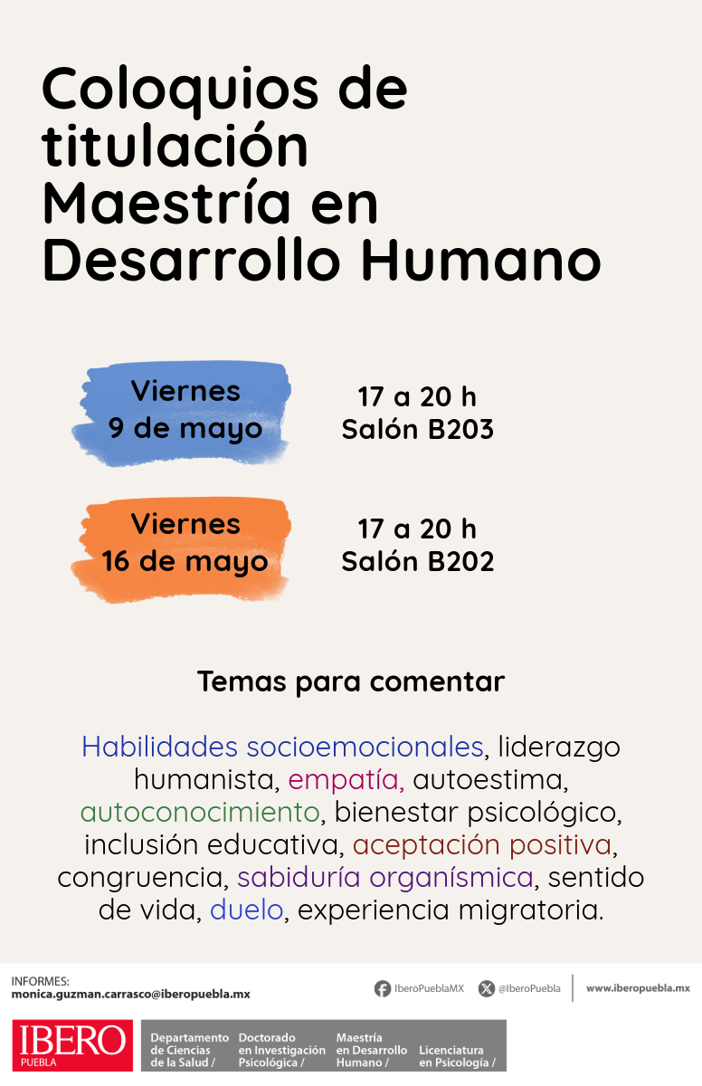 Coloquios titulacion